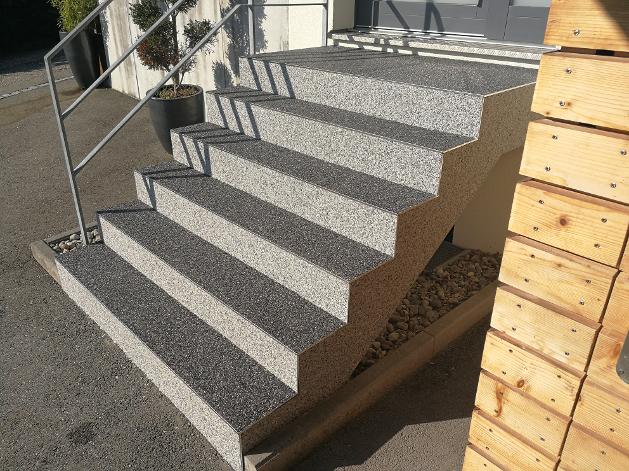 Steinteppich Treppe